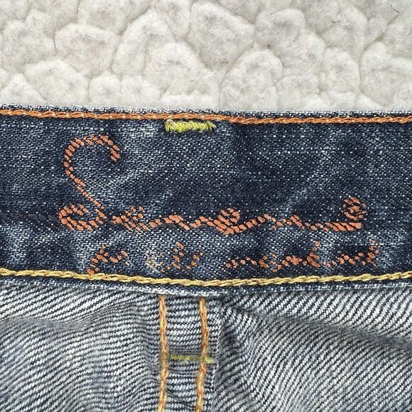 Seven Bootcut Jeans Women’s 29x31 Blue Made in USA Y2K Boho Western Rodeo - Picture 6 of 14